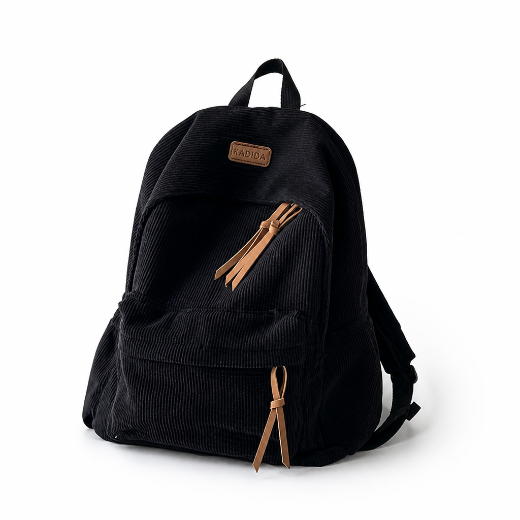 Spacious Corduroy Backpack for Everyday Adventures