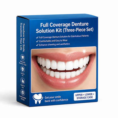 Complete Comfort Denture Set for Enhanced Oral Functionality