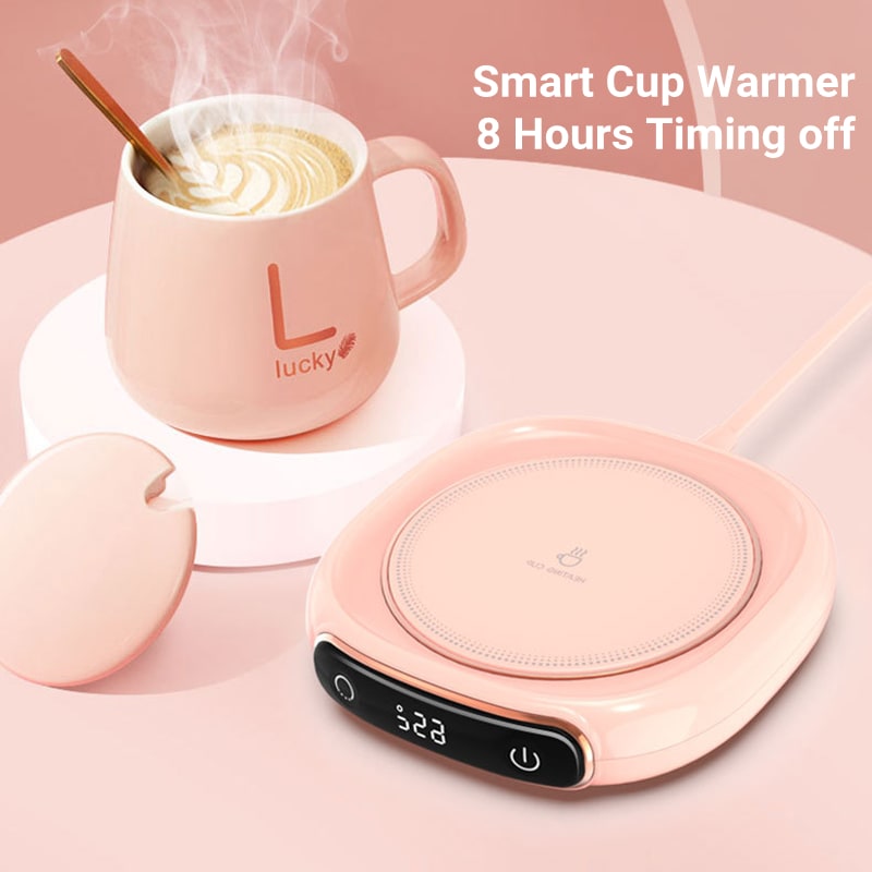 Smart Mug Heater with Digital Temp Control for Ideal Sips