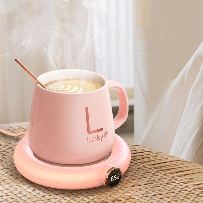 Smart Mug Heater with Digital Temp Control for Ideal Sips
