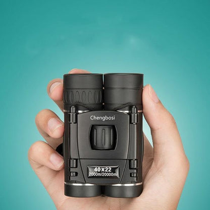 Portable Waterproof Binoculars with Folding Design and Quick Focus