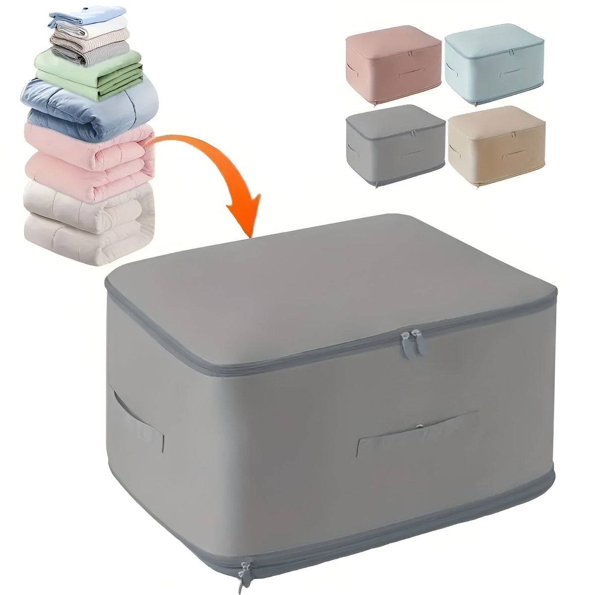 Space-Saving Storage Solution for Clothes and Bedding