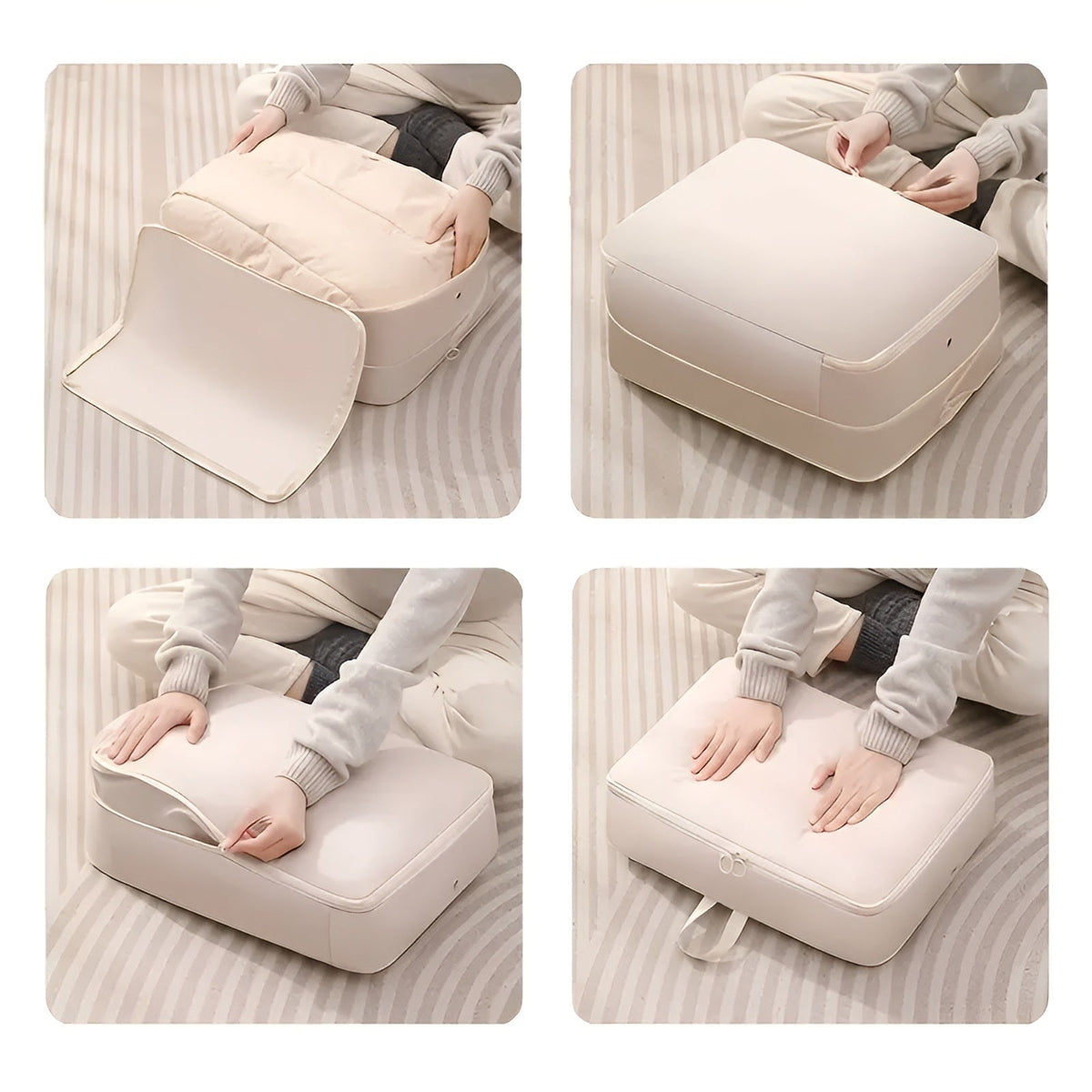 Space-Saving Storage Solution for Clothes and Bedding