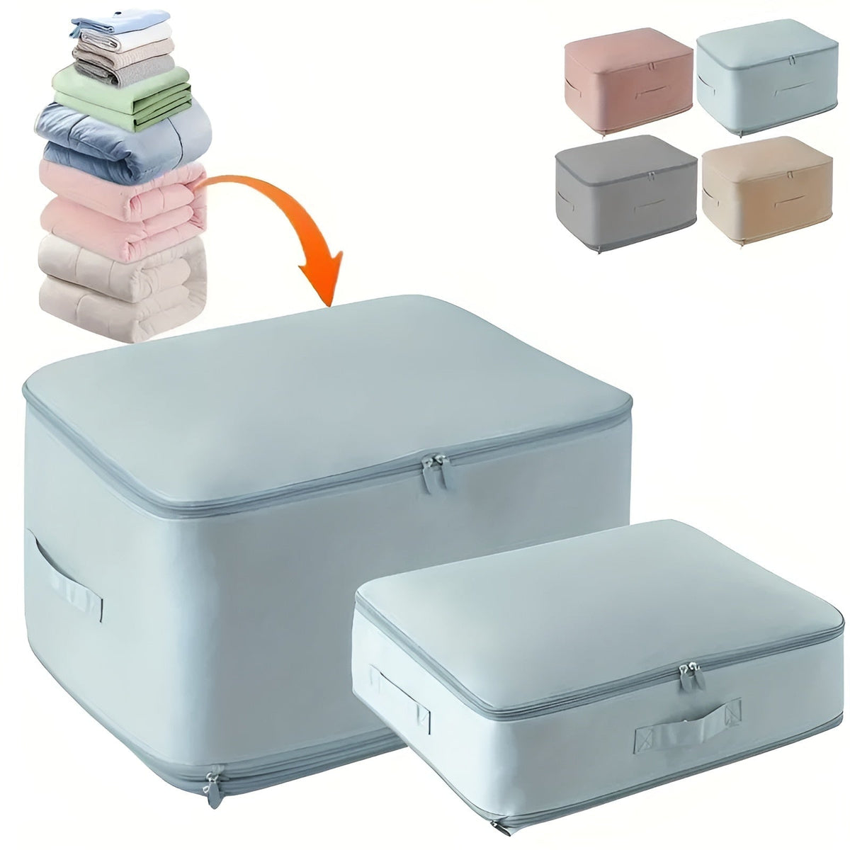 Space-Saving Storage Solution for Clothes and Bedding