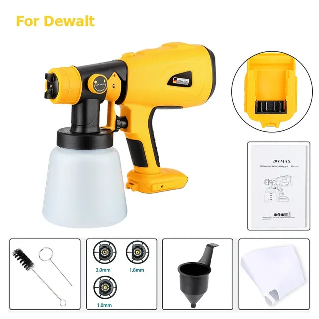 Portable Cordless Paint Applicator with Customizable Spray Modes