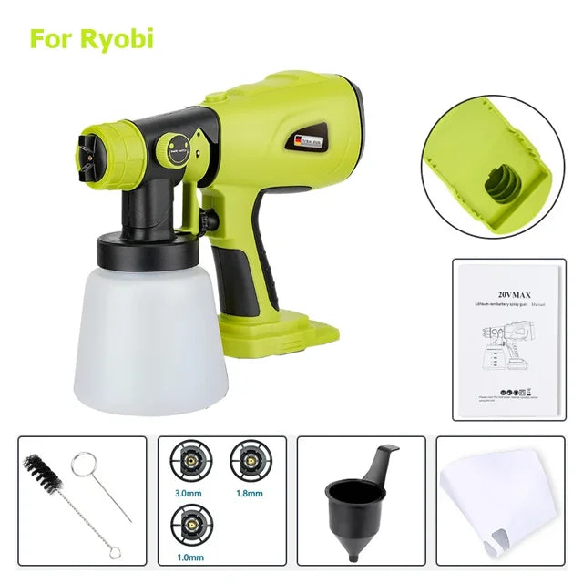 Portable Cordless Paint Applicator with Customizable Spray Modes