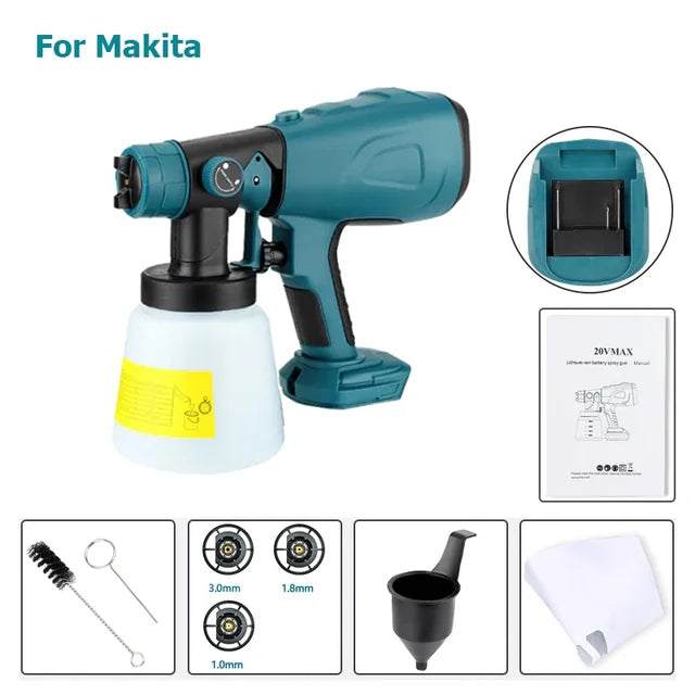 Portable Cordless Paint Applicator with Customizable Spray Modes
