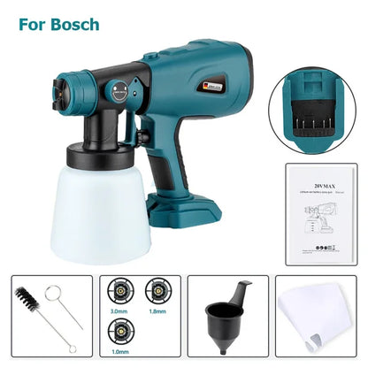 Portable Cordless Paint Applicator with Customizable Spray Modes