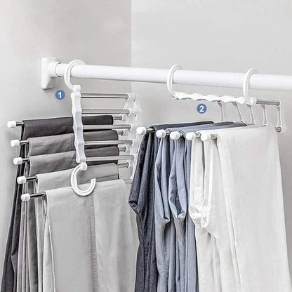 Compact Clothing Organizer | Efficient Space Solution | Foldable Multi-Hanger