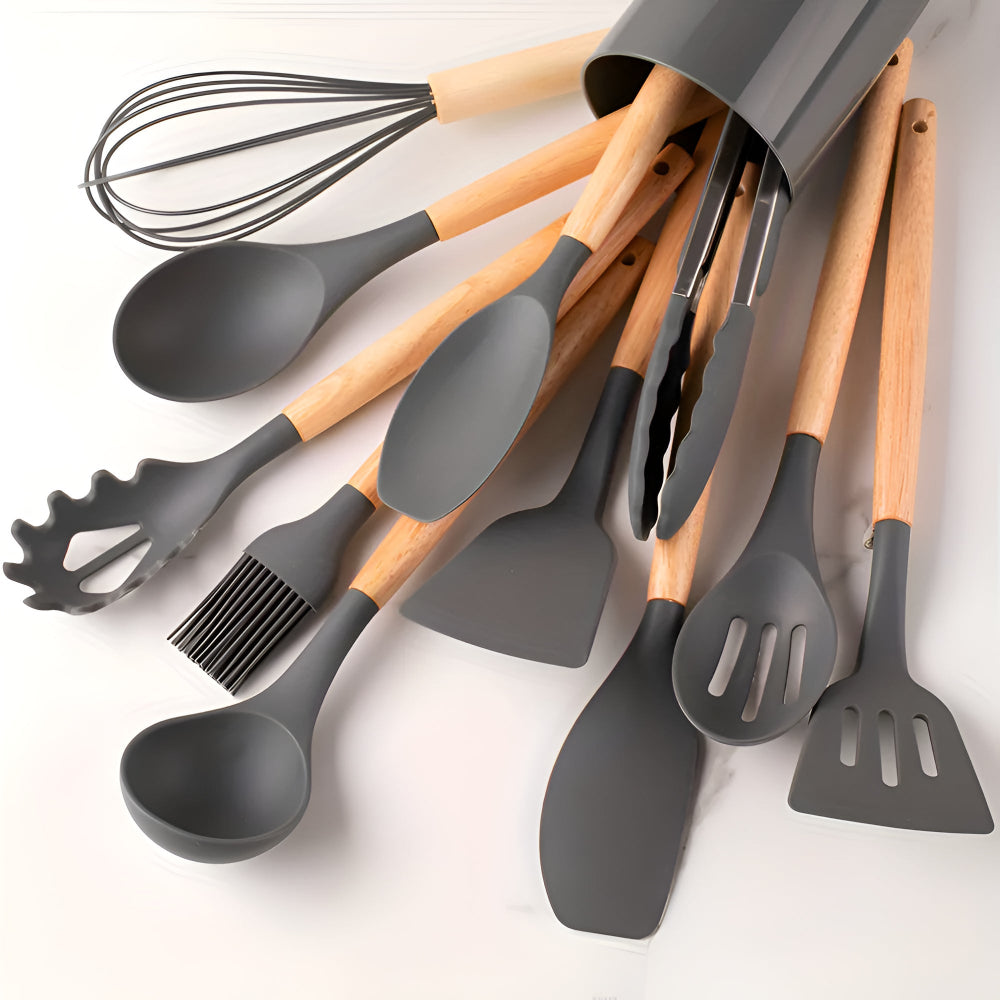 Essential 12-Piece Heat-Resistant Kitchen Tool Set