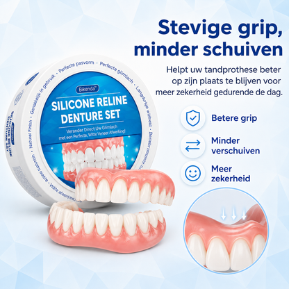 Instant Tooth Replacement Snap-On Dentures with Custom Fit Kit