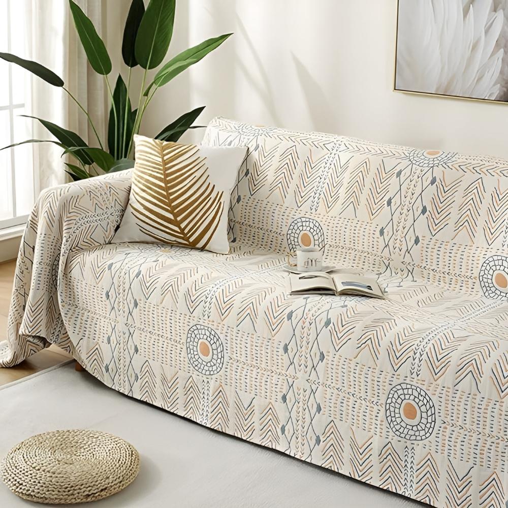 Luxurious Dual-Sided Throw Blanket for Cozy Living Spaces