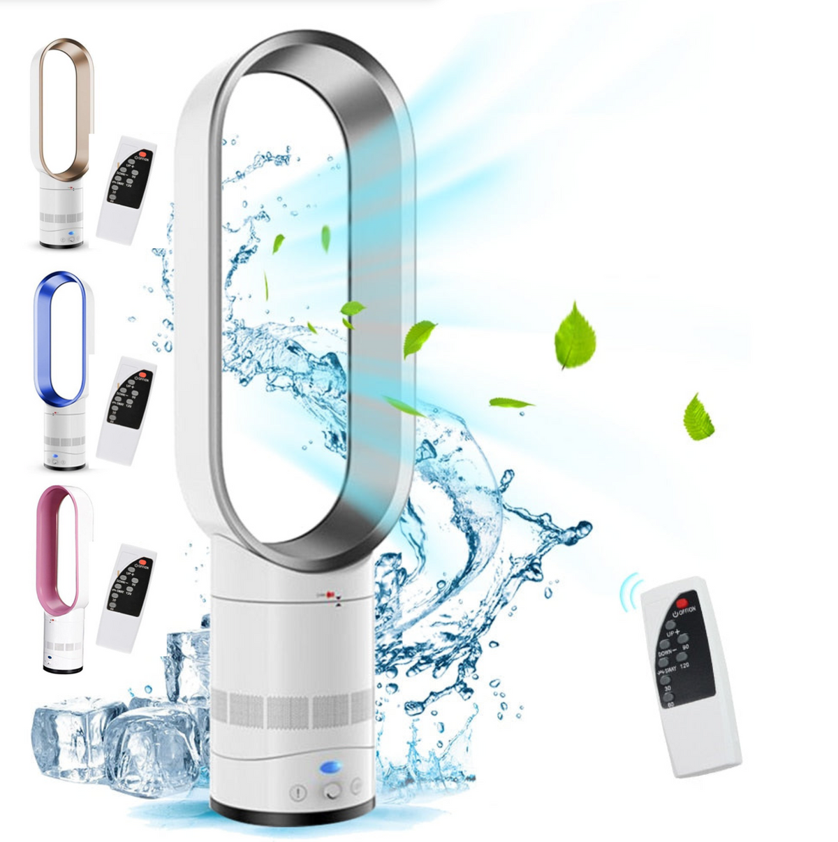 Smart AirFlow Tower Fan with Remote Control - 16-Inch