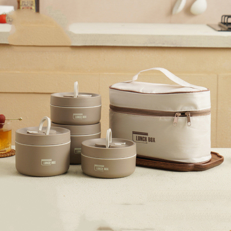 Thermal Insulated Stainless Steel Lunch Box for Hot Meals