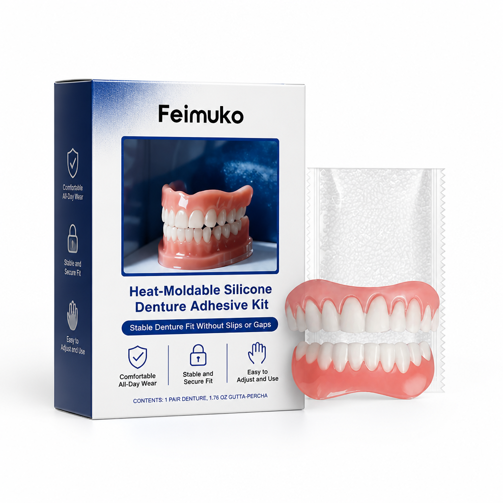Custom Fit Silicone Denture Support System