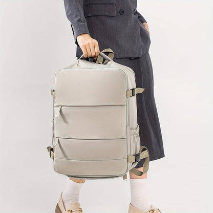 Versatile Travel Backpack with Shoe Storage Compartment