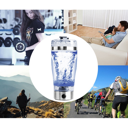 Smart Protein Mixer Bottle with USB Rechargeable Blender