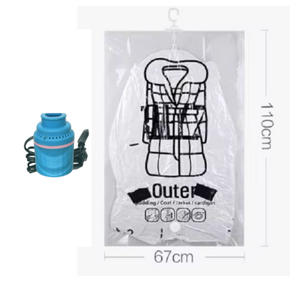 Space-Saving Hanging Vacuum Storage Bags