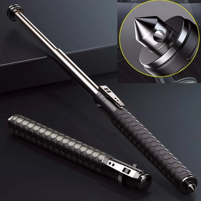 Compact Self-Defense Baton with Instant Spring Extension