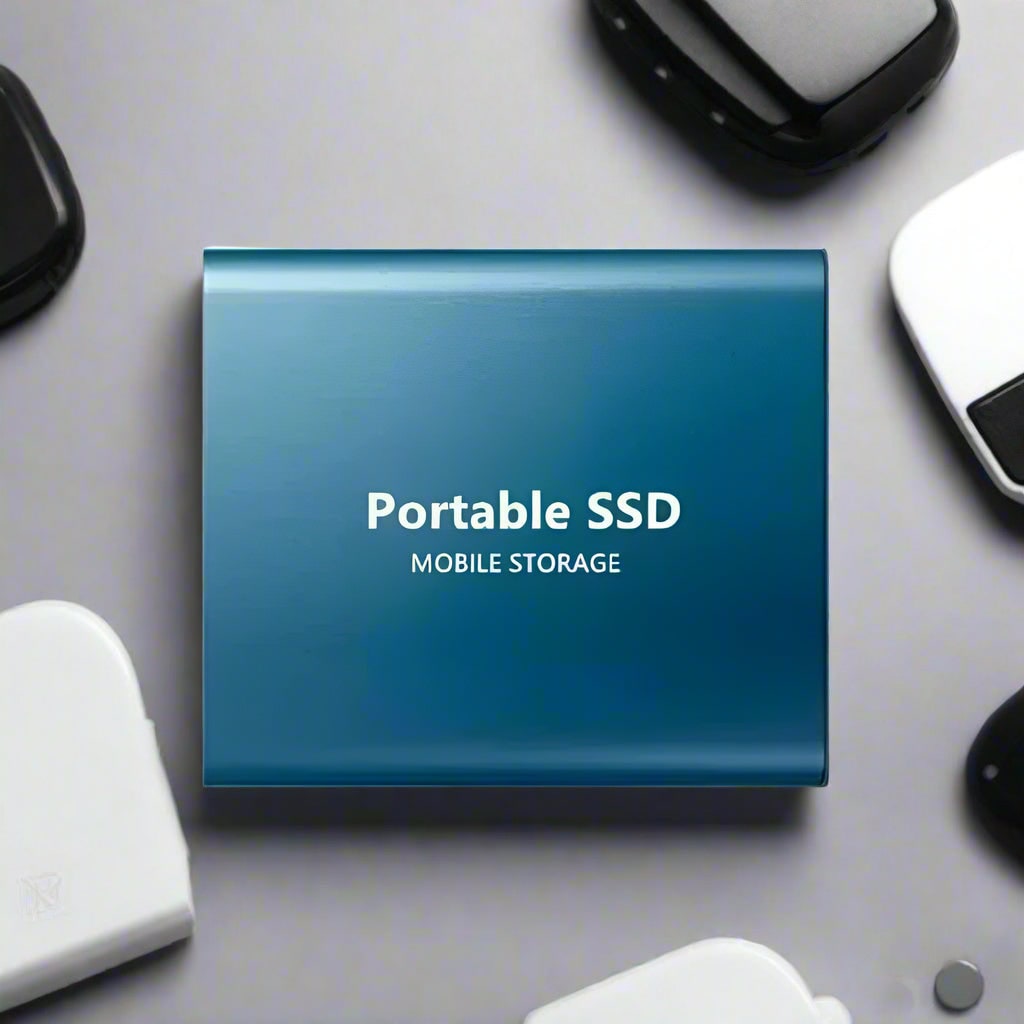 Compact Portable SSD with USB-C for Effortless Storage