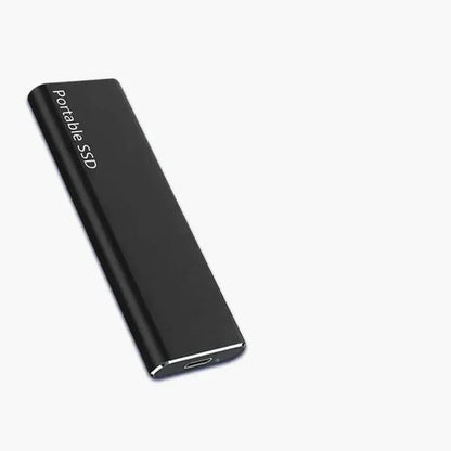 Compact Aluminum SSD Drive with USB-C for Seamless Storage