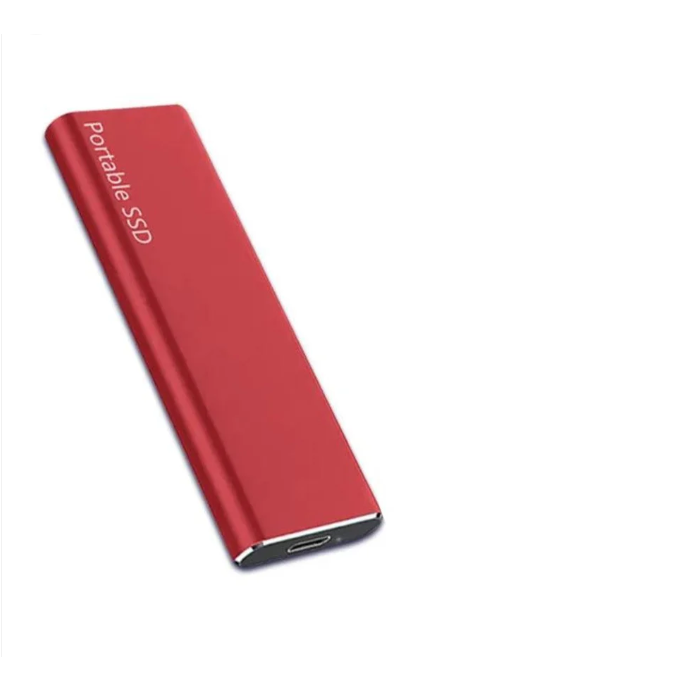 Compact Aluminum SSD Drive with USB-C for Seamless Storage
