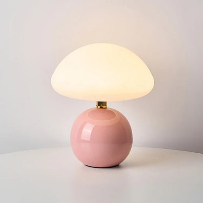 Chic Retro Mushroom-Inspired Table Light with Customizable Warmth