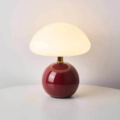 Chic Retro Mushroom-Inspired Table Light with Customizable Warmth