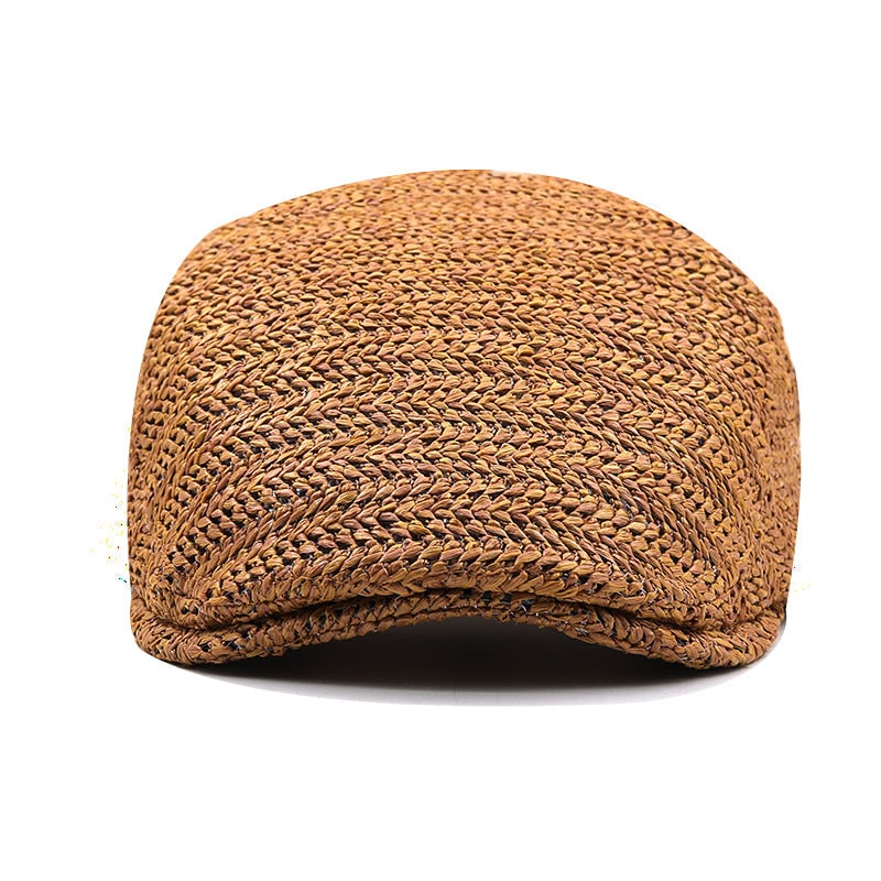 Stylish Breathable Straw Cap with Adjustable Fit for Summer Fun