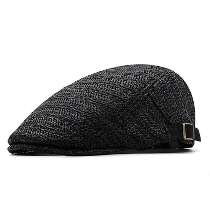 Stylish Breathable Straw Cap with Adjustable Fit for Summer Fun