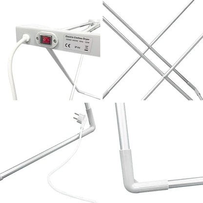 Compact Heated Clothes Drying Rack for Quick Indoor Drying