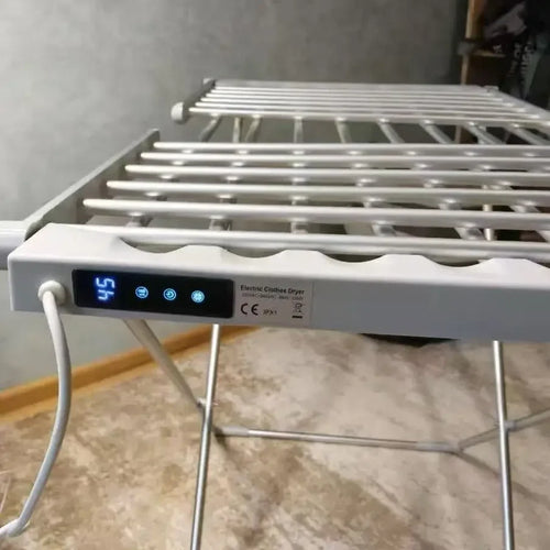 Compact Heated Clothes Drying Rack for Quick Indoor Drying