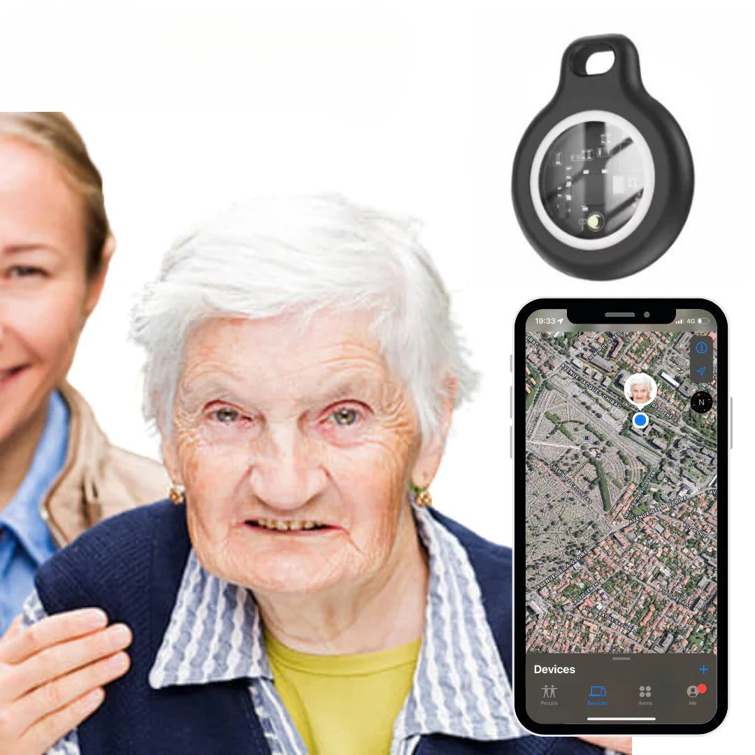 Smart Tracker Keychain with Silicone Case for Travel