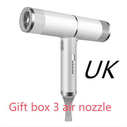 Portable Ionic Hair Dryer with Dual Attachments - 1200W Power