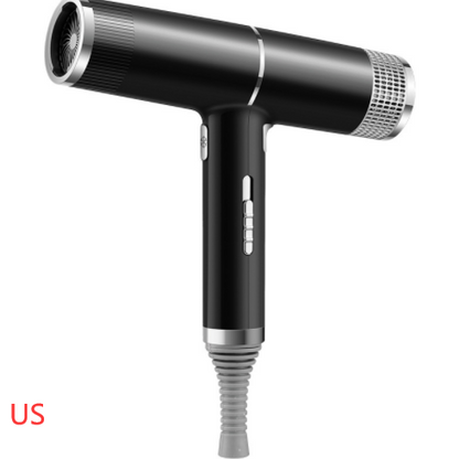 Portable Ionic Hair Dryer with Dual Attachments - 1200W Power