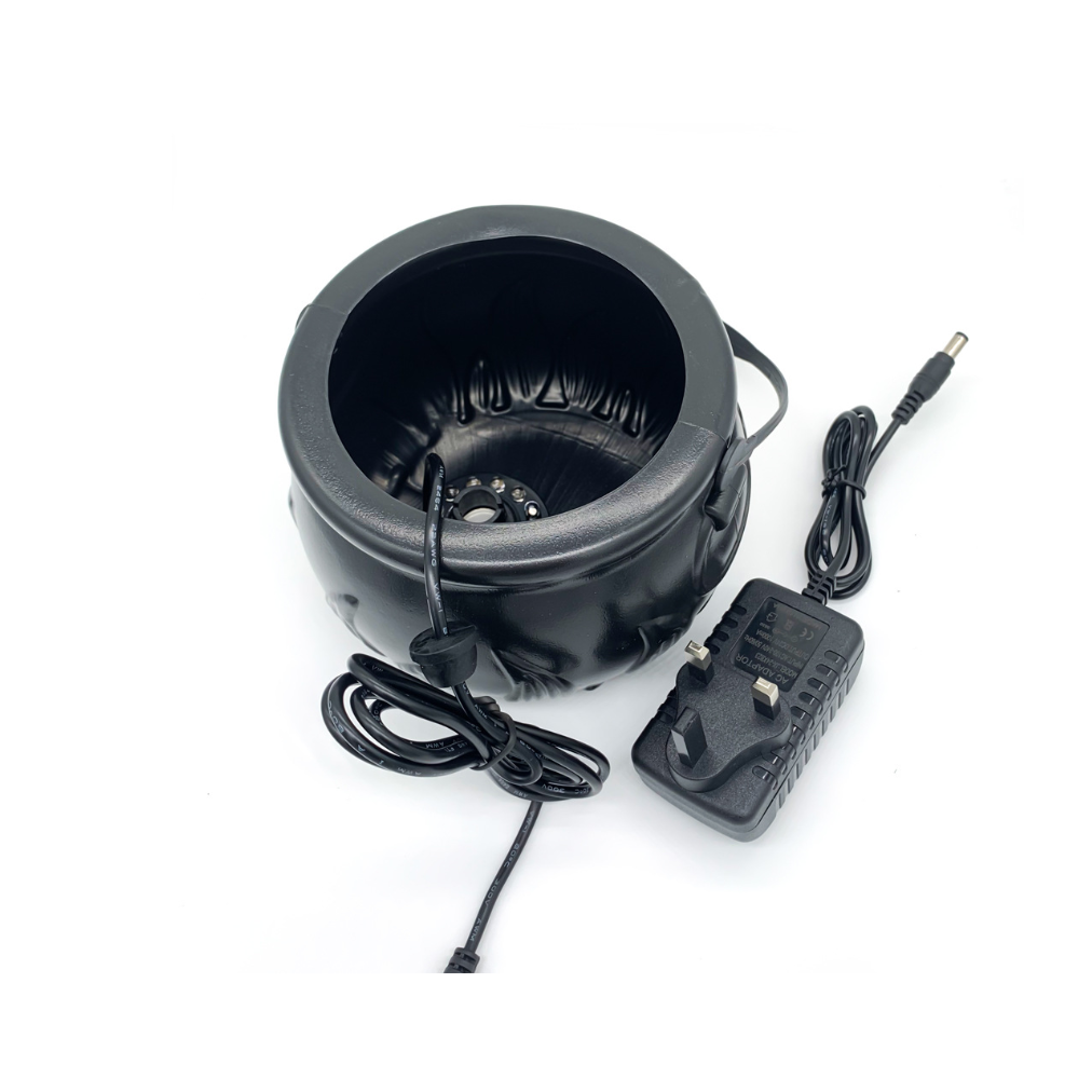 Enchanting Cauldron Fog Generator with Color-Changing LED Effects