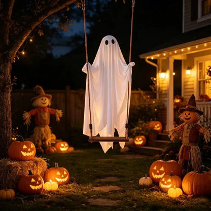 Illuminated Specter Hanging Decoration with Remote Control for Outdoor Events
