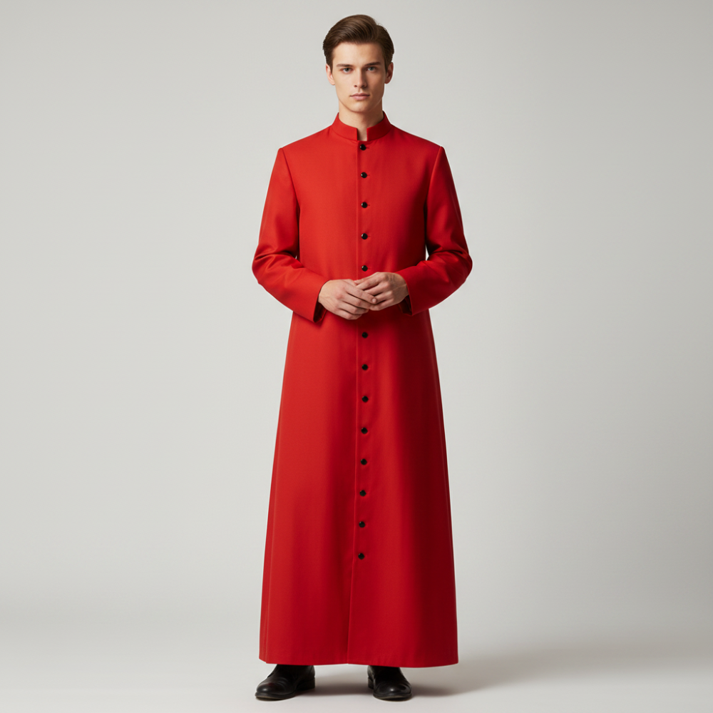 Clergy-Inspired Costume Robe for Halloween & Themed Events