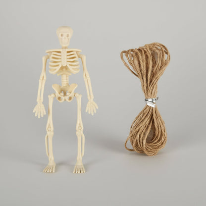 Spooky Poseable Skeleton Figures for Halloween Decor