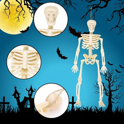 Creepy Poseable Skeleton Figures for Halloween Fun