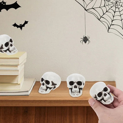 Miniature Skull Decorations for Halloween Festivities