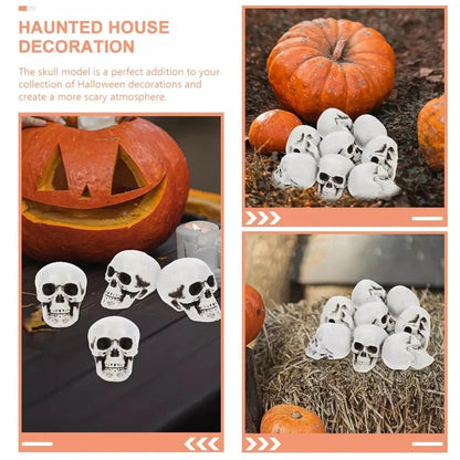Miniature Skull Decorations for Halloween Festivities