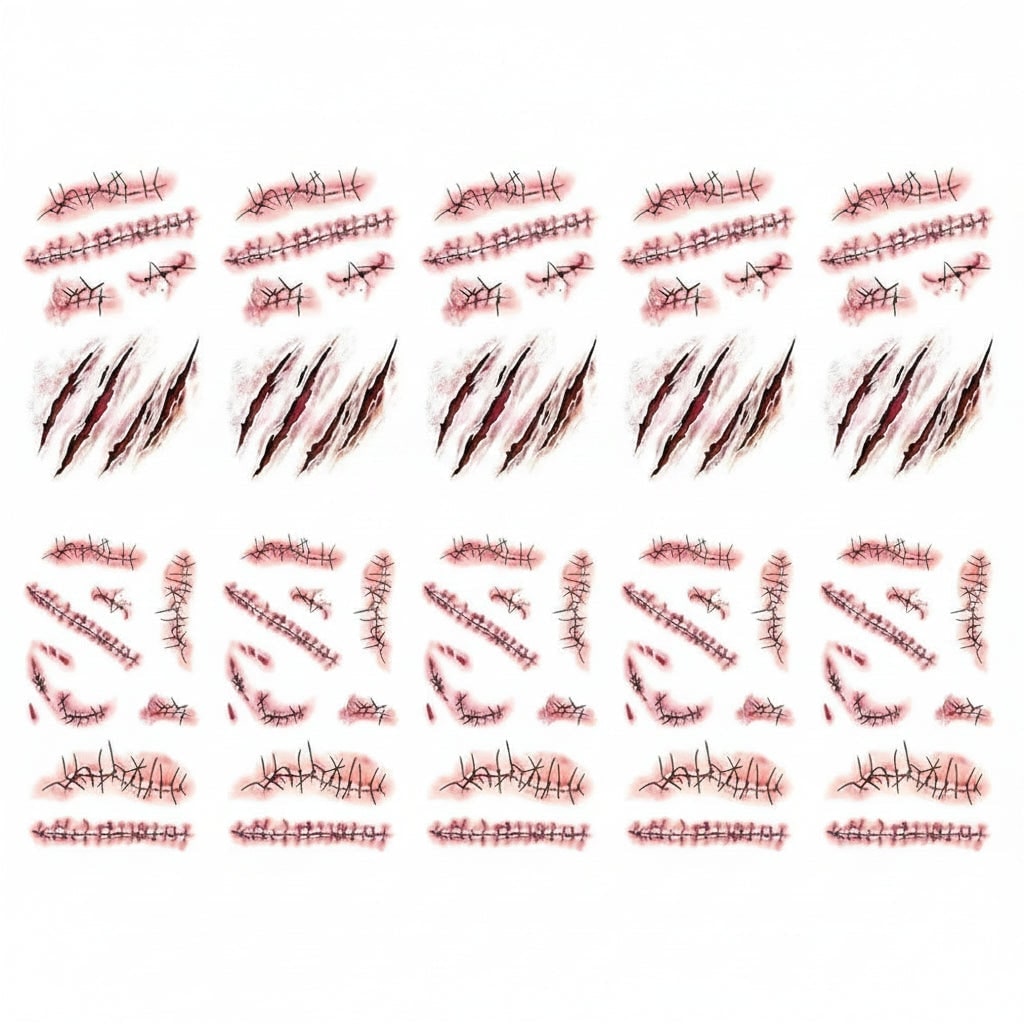 Spooktacular Temporary Tattoos for Halloween Horror Themes
