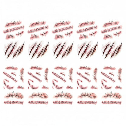 Spooktacular Temporary Tattoos for Halloween Horror Themes