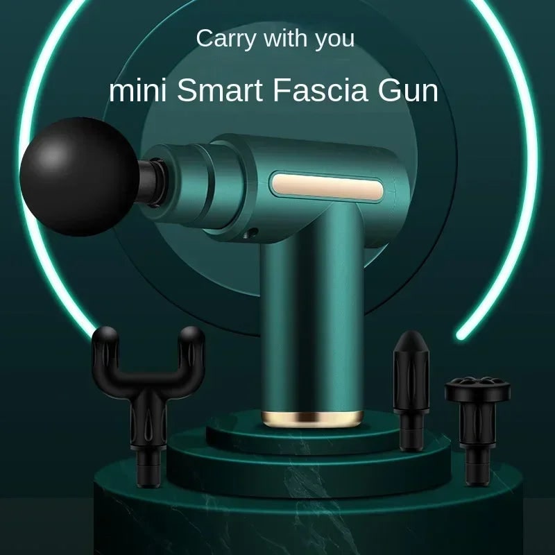 Compact Muscle Recovery Device with Multi-Head Attachments