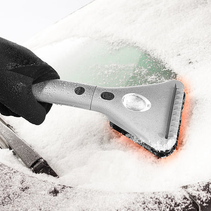 Rapid Frost Remover for Cars with Extendable Handle & LED Light