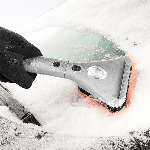 Rapid Frost Remover for Cars with Extendable Handle & LED Light