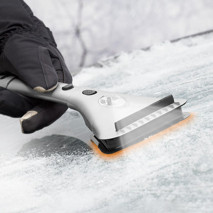 Rapid Frost Remover for Cars with Extendable Handle & LED Light