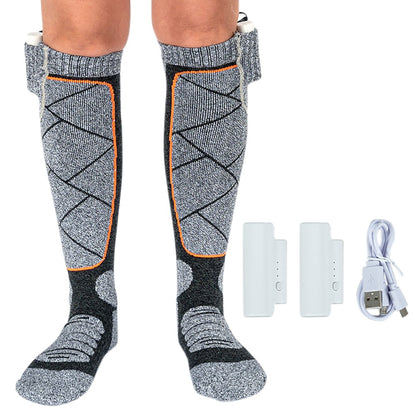 Rechargeable Thermal Knee-High Socks for Ultimate Winter Warmth