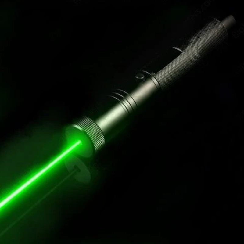 Precision Laser Pointer with Adjustable Beam and Safety Lock